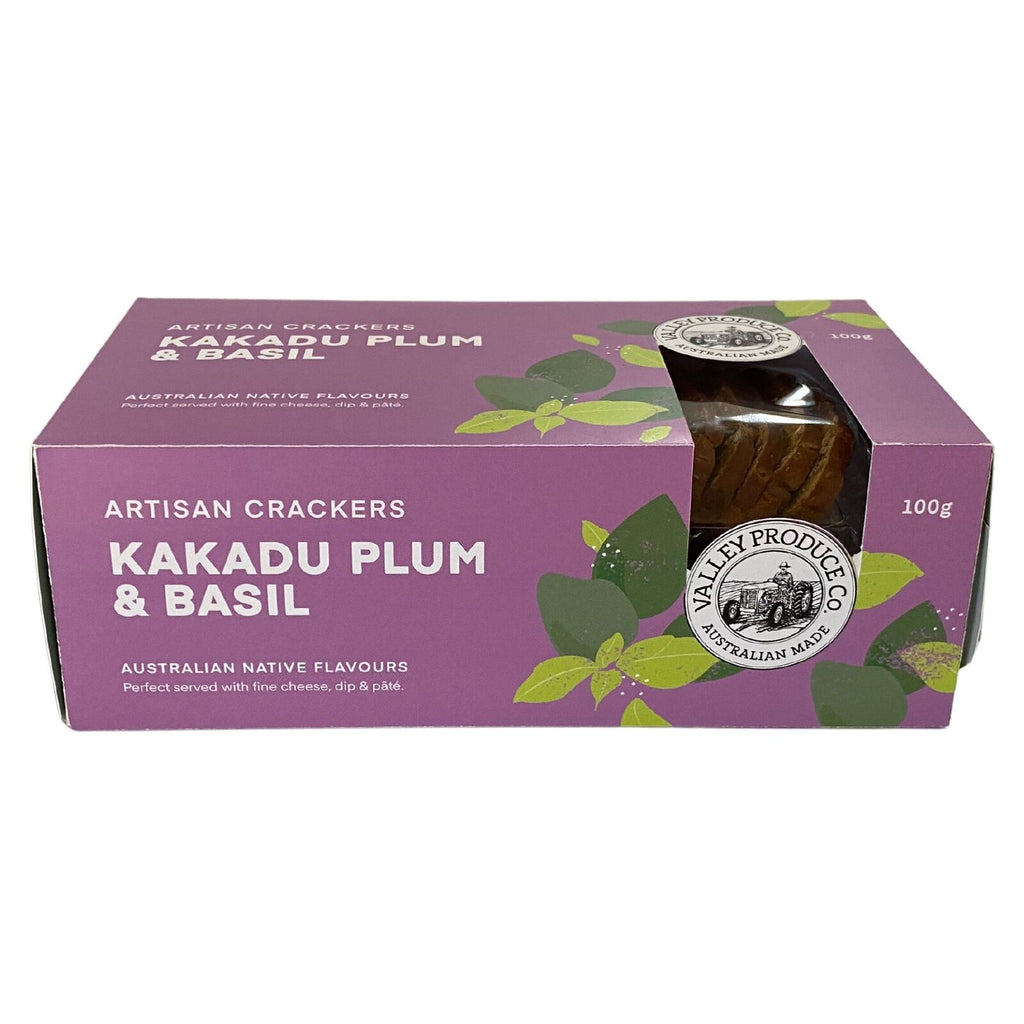 Kakadu Plum & Basil Crackers