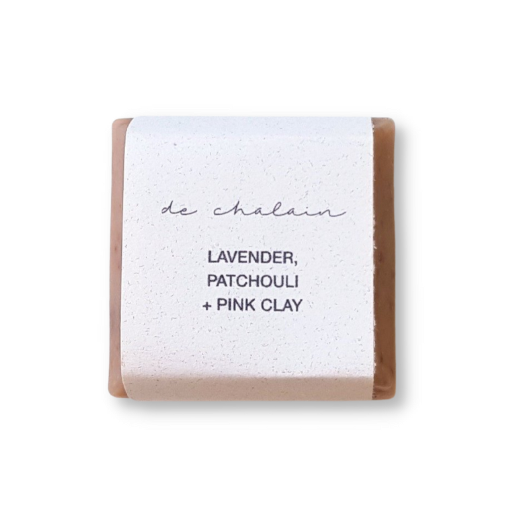 Lavender, Patchouli + Pink Clay Soap