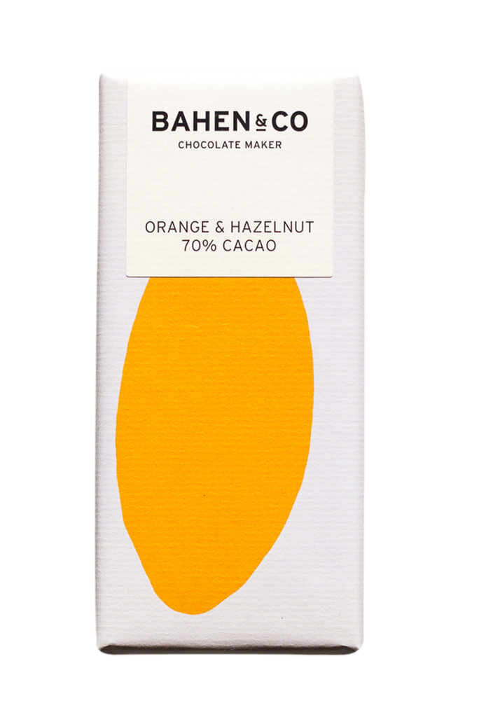 Bahen & Co - Orange & Hazelnut 70% Cacao