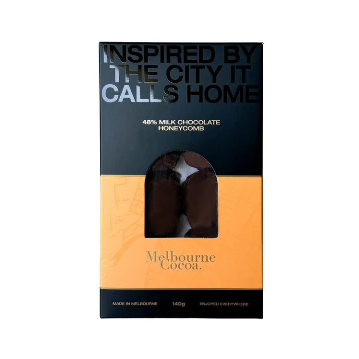 Melbourne Cocoa 48% Milk Honeycomb