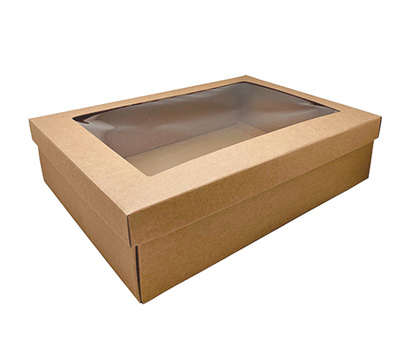 Clear Lid Natural Box