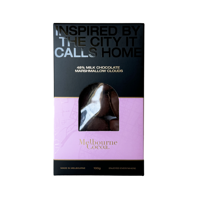 Melbourne Cocoa 48% Milk Chocolate Marshmallow Clouds