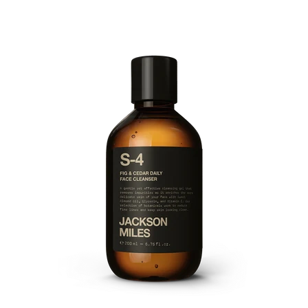 Jackson Miles S-4 S-4 Fig & Cedar Gentle Face Cleanser 200ml