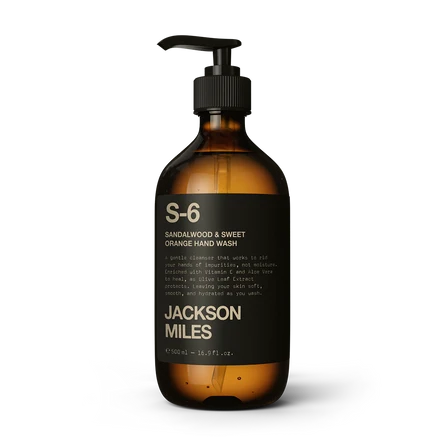Jackson Miles S-6 Sandalwood & Sweet Orange Hand Wash 500ml