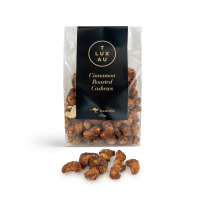 TLux Cinnamon Roasted Almonds 210g